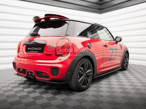 2017-2020 ミニ クーパー S F56 JCW リア サイド スプリッター スパッツ /サイド スポイラー バンパー トリム アンダー ディフューザー