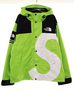 シュプリーム SUPREME × THE NORTH FACE 20AW S LOGO MOUNTAIN JACKET GREEN M ザノースフェイス コラボ Sロゴ マウンテン ジャケット ☆A