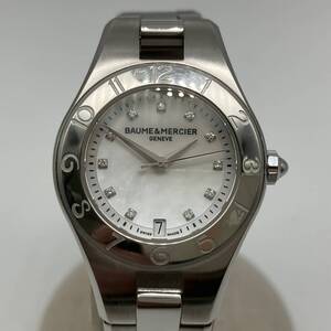 BAUME & MERCIER LINEA/ 510**** BOX付き クォーツ 店舗受取可