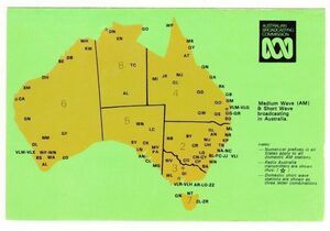 ベリカード　Australian Broadcasting Commission-Lyndhurst １９８４年　ＢＣＬ