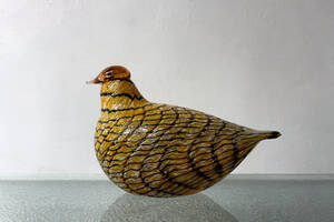 『BIRDS』2006年 IITTALA イッタラ “Summer Grouse” バード Nuutajarvi ヴィンテージ Oiva Toikka