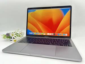 【美品 13.3インチ】Apple MacBook Pro(13-inch, 2017) A1708 Core i5(7360U)/2.3GHz RAM:16GB/SSD:256GB USキーボード Ventura 動作品