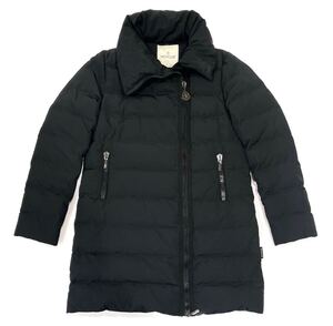 国内正規美品 MONCLER GERBOISE モンクレール ジェルボワーズ 320934937900 54543 レディース サイズ0 ブラック ダウンジャケット コート 