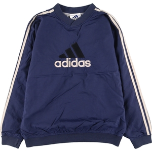 古着 90年代 アディダス adidas Vネック ナイロンプルオーバー レディースXL ヴィンテージ /eaa427168