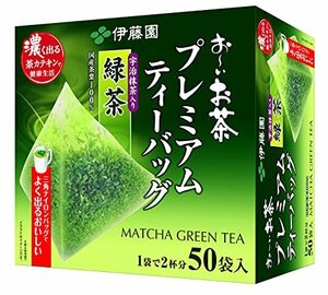 伊藤園 おーいお茶 プレミアムティーバッグ 宇治抹茶入り緑茶 1.8g ×50袋