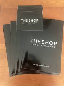 The shop Yohji Yamamoto ファイル&ステッカー　各10枚