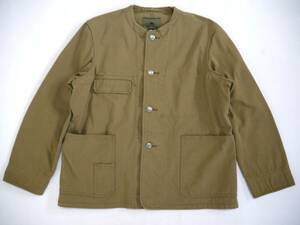 Nigel Cabourn ナイジェルケーボン CC22 メカニックジャケット(46) ノーカラー エンジニア ジャケット カバーオール