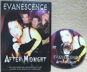 即決！複数でも送料230円●DVD UK盤 Evanescence エヴァネッセンス After Midnight マニア向き 65分 生産終了 エイミー・リー Amy Lee