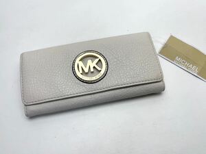 新品 MICHAEL KORS マイケルコース 長財布 ベージュ系 d836