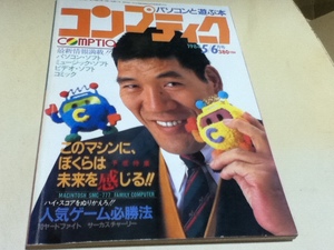 ゲーム雑誌 パソコンと遊ぶ本 コンプティーク 1984年 5/6月号 特集 このマシンに、ぼくらは未来を感じる!!