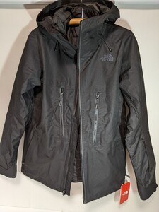 新品未使用 ザノースフェイス THE NORTH FACE THERMOBALL SNOW TRICLIMATE ジャケット フード S 黒 ブラック NF0A3323