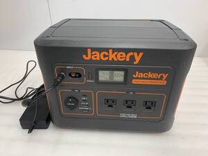 28/262☆Jackery　1000　ポータブル電源　電源コード/ACアダプター/シガーソケットケーブル/他　アウトドア　写真追加あり☆A2