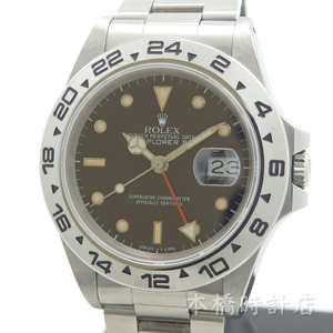 【中古】ロレックス　ROLEX　16550　エクスプローラーⅡ　R番　トリチウム　OH済み