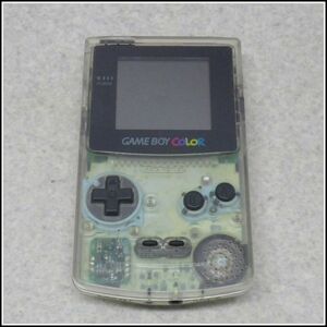 DB-11【ジャンク】Nintendo 任天堂 ゲームボーイカラー GAMEBOY COLOR 本体 クリア CGB-001