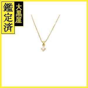 agete アガット ネックレス K18 ダイヤモンド 0.05ct 【460】2143500280348