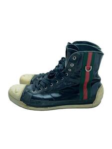 GUCCI◆ハイカットスニーカー/UK9.5/BLK/191757