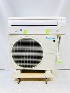 DAIKIN 2021年製 F22YTES-W ルームエアコン 100V おもに6畳用 リモコン付 ポンプダウン済 ダイキン(A-18)