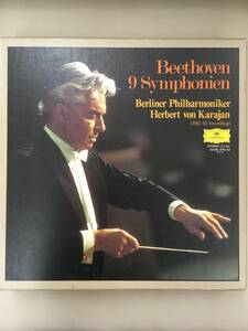 カラヤン ベートーヴェン交響曲全集 9枚組 第9リハーサル風景17cmLP付 ベートーベン Beethoven Karajan ベルリン フィルハーモニー管弦楽団
