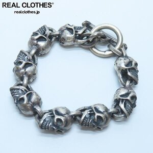 Gabor/ガボール ガボラトリー ALL SKULL LINK BRACELET/オールスカルリンクブレスレット 8リンク /000