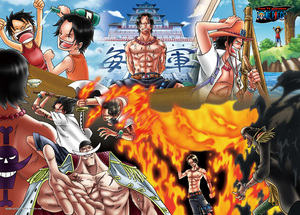 500-120+1000-331 2点 廃盤 ジグソーパズル☆ワンピース ONE PIECE 火拳のエース 500ピース+ FILM Z NEO海軍に立ち向かえ!! 1000ピース