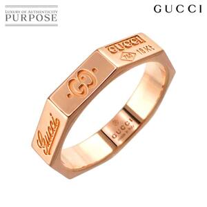 グッチ GUCCI オクタゴナル #10 リング K18 PG ピンクゴールド 750 指輪 Ring 90252656