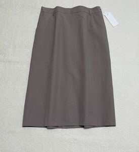 ◇新品4L◇麻混快適ストレッチ＊ベーシックロングスカート*大きいサイズ＊B