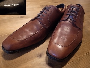 ROCKPORT ロックポート 革靴 Uチップ レザーシューズ 茶 サイズ US11.5 約29.5㎝