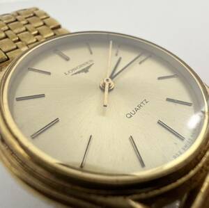 16077/ LONGINES Quartz ロンジン ゴールド メンズ 腕時計