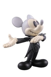 VCD MICKEY MOUSE JACK SKELLINGTON ver.(ノンスケール PVC製塗装済み完成品)(中古品)　(shin