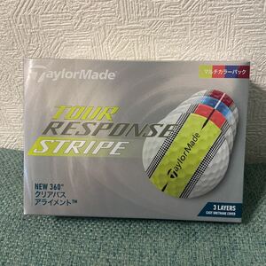 TaylorMade テーラーメイド ゴルフボール TOUR RESPONSE STRIPE マルチカラー 1ダース