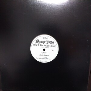 12inch US PROMO盤/SNOOP DOGG　DROP IT LIKE IT’S HOT REMIX