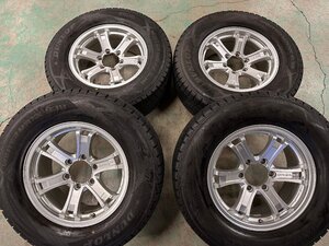 2019年製 スタッドレス キーラー ウィンターマックス SJ8 265/65R17 7.5J +25 6H PCD139.7 4本set プラド サーフ ハイラックス 等 P250106a