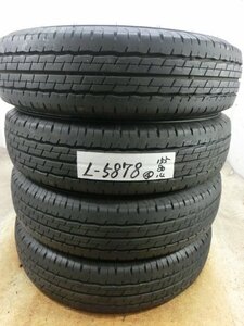 L-5878 溝あり 中古タイヤ ダンロップ SP175L 155/80R14 88/86N (4本)