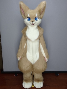 一体型 ケモノ 着ぐるみ fursuit フルスーツ　コスプレ　ファースーツ　kigurumi ぬいぐるみ　アトラク コスチューム　マスク