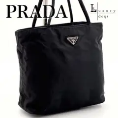 【美品】 PRADA プラダ テスートナイロン トートバッグ 肩掛け 黒