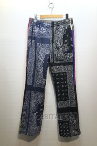 経堂) Needles × MIYAGIHIDETAKA ニードルズ × ミヤギヒデタカ Boot-Cut Track Pant LQ539 ブラック M 定価￥29,700- 美品