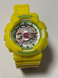 カシオ CASIO BABY-G BA-110 SERIES BA-110CA （イエロー）