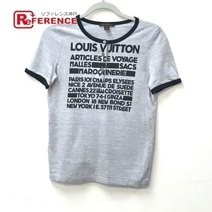 LOUIS VUITTON ルイヴィトン 不明 ロゴ アパレル トップス 半袖Ｔシャツ グレー レディース【中古】