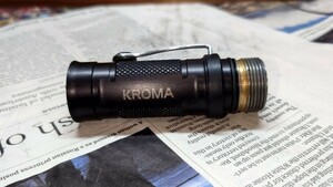 【中古】SUREFIRE KROMA純正ボディ BK 2セル6V 旧ロゴ シュアファイア検（6P