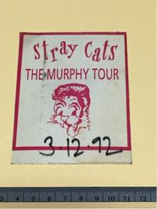 ☆激レア非売品ストレイキャッツ STRAY CATS 92年来日バックステージパス