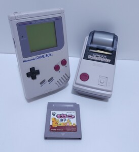 Nintendo 任天堂レトロゲーム 希少品 初代ゲームボーイGAMEBOY DMG-01 GB ポケットプリンタMGB-007+ゲームソフト セット美品/動作品(M-25)