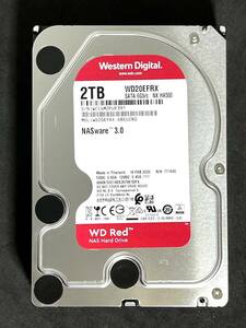 【送料無料】　★ 2TB ★　WD Red / WD20EFRX　【使用時間：1181ｈ】 2020年製　良品　Western Digital RED　3.5インチ内蔵HDD SATA