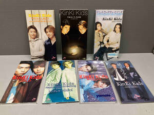 CDS 8cmシングルCD KinKi Kids 7枚セット ビニール袋 着信メロディシート オリジナルペンダントヘッド等 付属 雨のmelody 硝子の少年 他