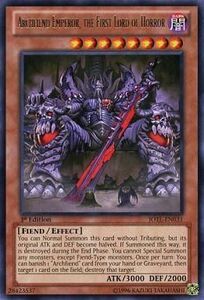 中古遊戯王 JOTL-EN031[R]：Archfiend Emperor the First Lord of Horror/戦慄の凶皇-ジェネシス・デーモ