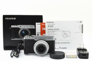 FUJIFILM 富士フイルム X30 SILVER コンデジ 富士フイルム 富士フィルム コンパクトデジカメ デジカメ 高級コンデジ【E103】