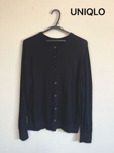 【ユニクロ UNIQLO】カットクルーネックカーディガン　XL 