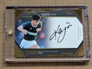 KAZU【BBM スポーツトレーディングカードプレミアム 2024 CROWN】サッカー 直筆サインカード 65枚限定