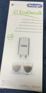 デロンギコーヒーマシン用・除石灰剤 お徳用500ml 地球にやさしいエコタイプ 新品 DeLonghi 未使用品 並行輸入品