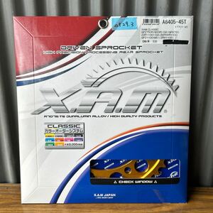 GPZ900R/750R ZZR1100 ゼファー1100 XAM製　クラッシック　アルミリアスプロケット　新品　530-45T(△５２９．３)