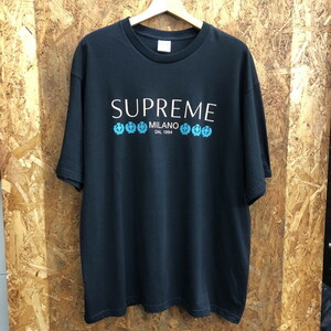 Supreme メンズ Tシャツ Milano 21SS ブラック 表記サイズ：XL [jgg]